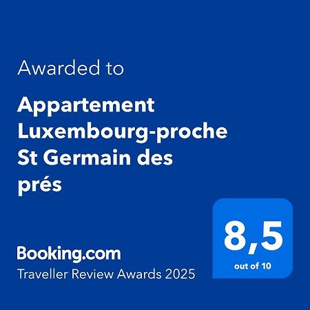 Appartement Luxembourg-Proche St Germain Des Pres Paris Bagian luar foto